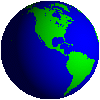 spinning globe